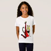 katmeisje t-shirt (Voorkant volledig)