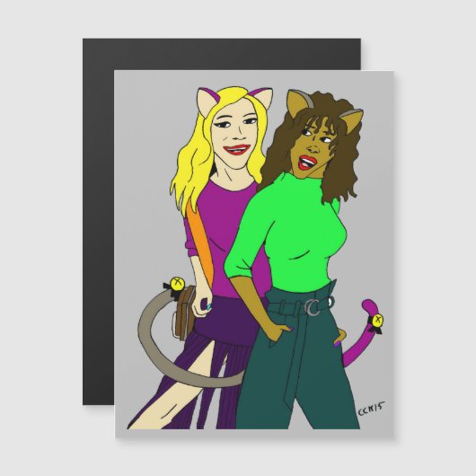 katmeisjes (Voorkant / Achterkant)