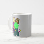 katmeisjes koffiemok (Voorkant links)