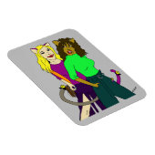 katmeisjes magneet (Rechterzijde)