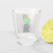 katmeisjes shot glas (Achterkant)