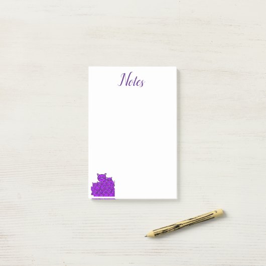 Katnotities Post-it® Notes (Op bureau)