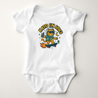 KATO in de ruimte – Intergalactische Skater Cat Romper