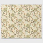 Katoeage- en Pomegranaatpatroonpapier Cadeaupapier (Vlak)