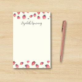 Katoen aardbei met handtekening Boho Post-it® Notes