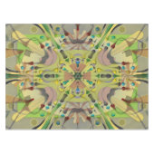 Katoen abstract geo 52x70 inch 0641a tafelkleed (Voorkant (Horizontaal))