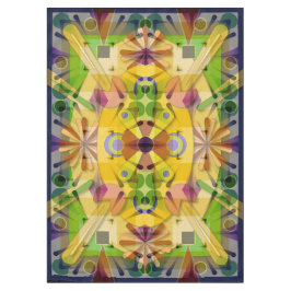 Katoen abstract geo 60x84 inch 0640j tafelkleed