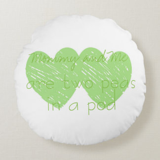 Katoen Baby, mammie en aangepaste ronde Sierkussen Rond Kussen