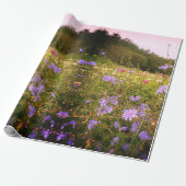 Katoen bloem cadeaupapier (Uitgerold)