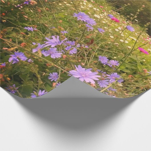 Katoen bloem cadeaupapier (Hoek)