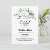 Katoen Bloem Eucalyptus Vrijgezellenfeest Kaart (Staand voorkant)