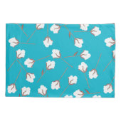 Katoen bloemen Aangepaste Hoesjes Kussensloop (Achterkant-Links)