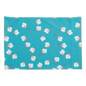 Katoen bloemen Aangepaste Hoesjes Kussensloop (Achterkant-Rechts)