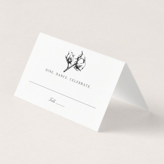 Katoen bollen Plant bruiloft eBay-kaart Kaart (Voorkant)