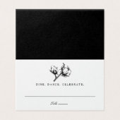 Katoen bollen Plant bruiloft eBay-kaart Kaart (Buitenkant ongevouwen)