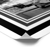 Katoen Club Zwart-wit Poster 16 x 20 (Hoek)