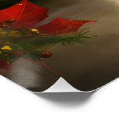 Katoen De Tulear Hond in Sneeuw Kerstmis Perfect Poster (Hoek)