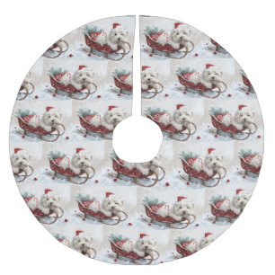 Katoen De Tulear Hond Kerstfeest Kerstboom Rok