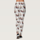 Katoen De Tulear Hond Kerstfeest Leggings (Achterkant)