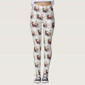 Katoen De Tulear Hond Kerstfeest Leggings (Voorkant)