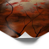 Katoen De Tulear in Herfstbladeren Herfst Inspire Perfect Poster (Hoek)