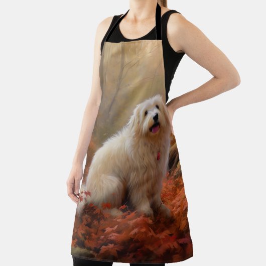 Katoen De Tulear in Herfstbladeren Herfst Inspire Schort (Insitu)