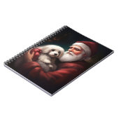 Katoen de Tulear met Kerstmis Notitieboek (Linkerzijde)