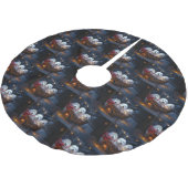 Katoen De Tulear Sneeuwslee Kerstdecoratie Kerstboom Rok (Gekanteld)