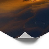 Katoen De Tulear Sneeuwslee Kerstdecoratie Poster (Hoek)