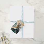 Katoen De Tulear Strand Surfen Schilderij Cadeaulabel (Met Touw)