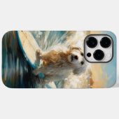 Katoen De Tulear Strand Surfen Schilderij Case-Mate iPhone Case (Achterkant (horizontaal))