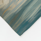 Katoen De Tulear Strand Surfen Schilderij Fleece Deken (Hoek)