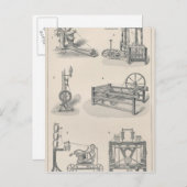 Katoen draaien I Briefkaart (Voorkant / Achterkant)