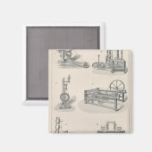 Katoen draaien I Magneet (Voorkant / Achterkant)