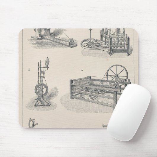 Katoen draaien I Muismat (Met muis)