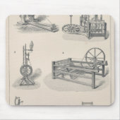 Katoen draaien I Muismat (Voorkant)