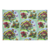 Katoen en bloemen, Kussensloop (Achterkant-Rechts)