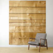 Katoen en dergelijke houten platen voor wasgoed wandkleed (In situ)