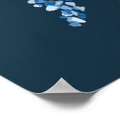 Katoen en eucalyptus Vrijgezellenfeest welkomsttek Poster (Hoek)