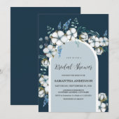 Katoen en eucalyptusboog Vrijgezellenfeest Kaart (Voorkant / Achterkant)