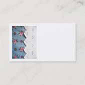 Katoen en kant naaien visitekaartje (Voorkant)