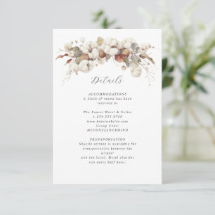 Katoen & Eucalyptus detailkaart RSVP Kaartje