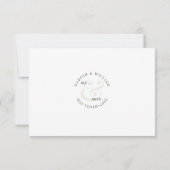 Katoen & Eucalyptus trouwgegevens kaart (Achterkant)