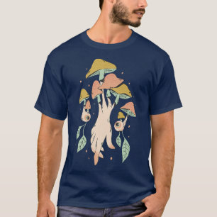 Katoen Eyes esthetisch skelet Melk Fairy Grunge F T-shirt