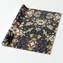 Katoen  Floral Witte botanische bloem