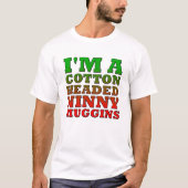 Katoen Hoofdige Dwaas Muggins Grappige Tshirt (Voorkant)