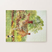 Katoen in Chiddingvoudig door Helen Allingham Legpuzzel (Horizontaal)