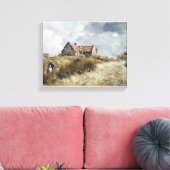 Katoen in de Dunes Jean Charles Cazin Canvas Afdruk (Insitu (Woonkamer))