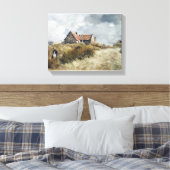 Katoen in de Dunes Jean Charles Cazin Canvas Afdruk (Insitu (Slaapkamer))