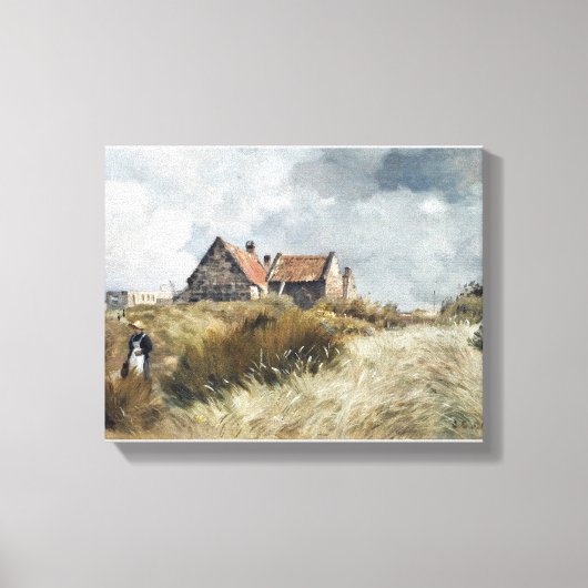 Katoen in de Dunes Jean Charles Cazin Canvas Afdruk (Voorkant)